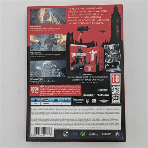 Wolfenstein The New Order Occupied Edition - PS4 (A Grade) (Genbrug)